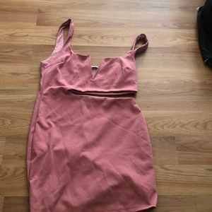 Fashion Nova slit dress